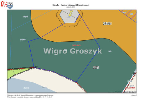 Działka na sprzedaż - Sztormowa Grajwo, Giżycko, Giżycki, 11 918 m², 3 200 000 PLN, NET-GS-103513