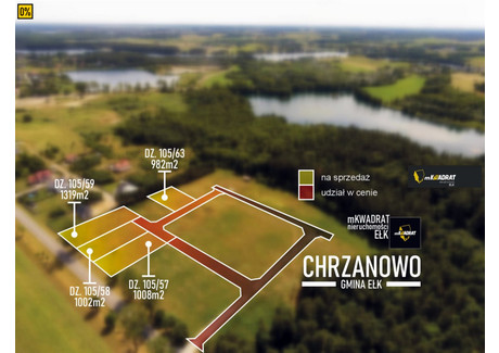 Działka na sprzedaż - Chrzanowo, Ełk, Ełcki, 982 m², 133 000 PLN, NET-MKW-GS-1531