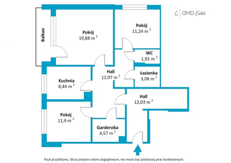 Mieszkanie na sprzedaż - Arki Bożka Bemowo, Warszawa, 86,03 m², 1 260 000 PLN, NET-575/11864/OMS