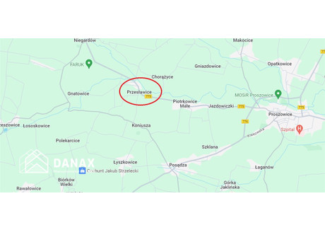 Działka na sprzedaż - Przesławice, Koniusza, Proszowicki, 3281 m², 169 000 PLN, NET-DNX-GS-29008-2