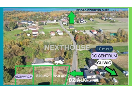 Działka na sprzedaż - Rzeczyce, Rudziniec, Gliwicki, 850 m², 161 500 PLN, NET-NXH-GS-4797