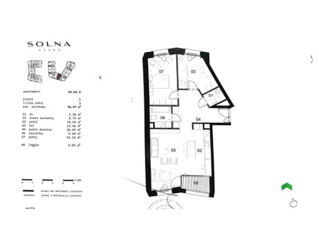Mieszkanie na sprzedaż - Solna Poznań-Stare Miasto, Poznań, 78,97 m², 1 737 340 PLN, NET-10291/4158/OMS