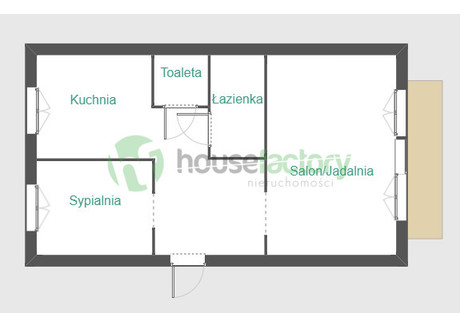 Mieszkanie na sprzedaż - Maratońska Retkinia, Łódź, 42,42 m², 295 000 PLN, NET-8322/4916/OMS