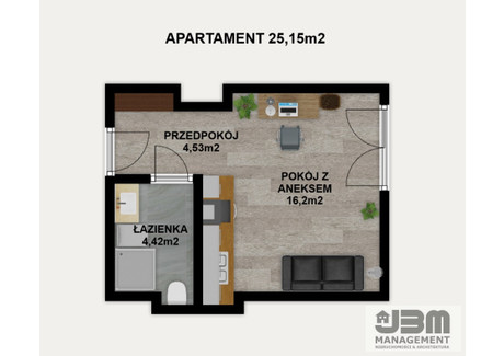 Mieszkanie do wynajęcia - Czysta Os. Stare Miasto, Stare Miasto, Wrocław, 25 m², 2800 PLN, NET-47