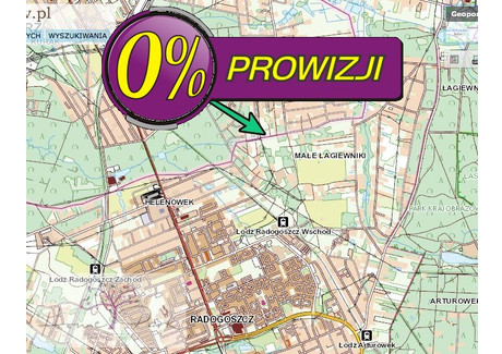 Działka na sprzedaż - Kazimiery i Jana Marczyńskich Łagiewniki, Bałuty, Łódź, Łódź M., 8658 m², 1 299 900 PLN, NET-HPK-GS-9836