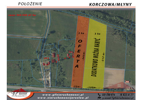 Działka na sprzedaż - Korczowa, Radymno, Jarosławski, 50 000 m², 2 500 000 PLN, NET-803/2609/OGS