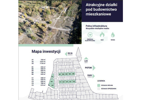 Działka na sprzedaż - Będzin, Będziński, 650 m², 182 000 PLN, NET-65560109