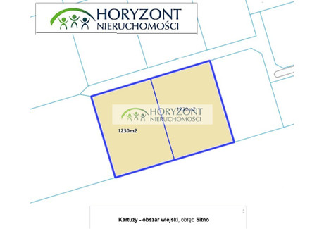 Działka na sprzedaż - Sitno, Kartuzy, Kartuski, 1230 m², 258 300 PLN, NET-5278/260/OGS