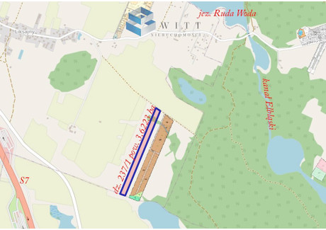 Działka na sprzedaż - Liksajny, Miłomłyn, Ostródzki, 36 223 m², 219 000 PLN, NET-WITT-GS-1261