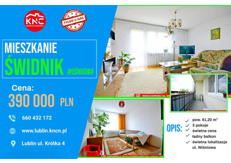 Mieszkanie na sprzedaż - Świdnik, Świdnicki, 68,4 m², 390 000 PLN, NET-513/13924/OMS