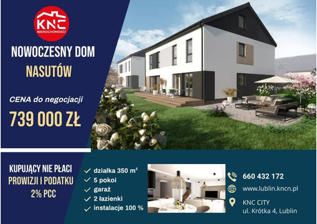 Dom na sprzedaż - Nasutów, Niemce, Lubelski, 130 m², 739 000 PLN, NET-386/13924/ODS