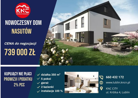 Dom na sprzedaż - Nasutów, Niemce, Lubelski, 130 m², 739 000 PLN, NET-386/13924/ODS