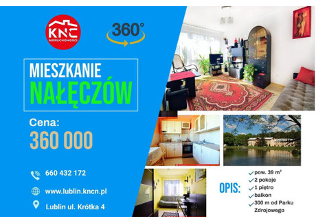Mieszkanie na sprzedaż - Nałęczów, Puławski, 38,7 m², 360 000 PLN, NET-143/13924/OMS