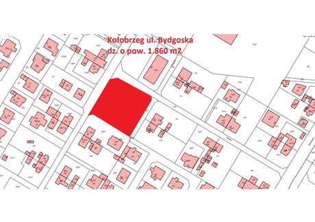 Działka na sprzedaż - Bydgoska Radzikowo I, Kołobrzeg, Kołobrzeski, 1860 m², 2 000 000 PLN, NET-22572