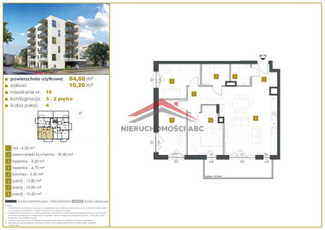 Mieszkanie na sprzedaż - Suwalna Legionowo, Legionowski, 84,6 m², 846 000 PLN, NET-89/6213/OMS