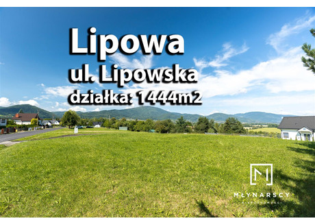 Działka na sprzedaż - Lipowa, Żywiecki, 1444 m², 299 900 PLN, NET-KBM-GS-1656