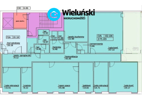 Biuro do wynajęcia - Legnicka Fabryczna, Wrocław-Fabryczna, Wrocław, 271,03 m², 2304 Euro (9930 PLN), NET-567159