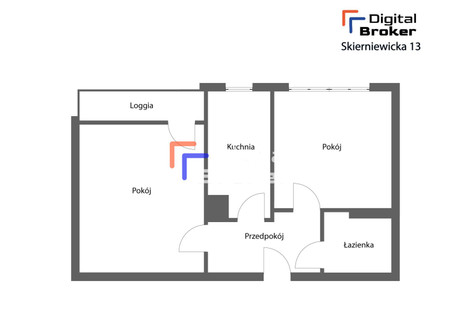 Mieszkanie na sprzedaż - Skierniewicka Wola, Warszawa, Warszawa M., 42,11 m², 660 000 PLN, NET-KNG-MS-5247