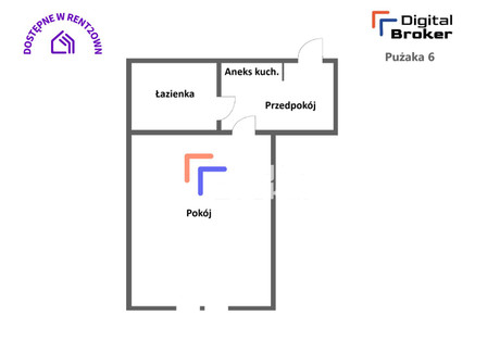 Mieszkanie na sprzedaż - Pużaka Azory, Prądnik Biały, Kraków, Kraków M., 24,3 m², 364 000 PLN, NET-KNG-MS-5217