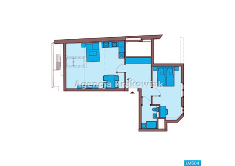 Mieszkanie na sprzedaż - Kraków, Krakowski, 55,67 m², 1 199 000 PLN, NET-MS-5398