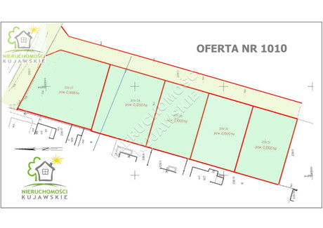 Działka na sprzedaż - Głogowo, Obrowo (gm.), Toruński (pow.), 1000 m², 145 000 PLN, NET-1010