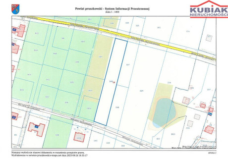 Działka na sprzedaż - Żbików, Pruszków, Pruszkowski, 1866 m², 1 120 000 PLN, NET-3956/1989/OGS