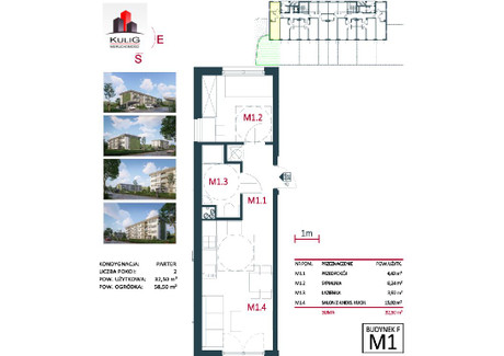 Mieszkanie na sprzedaż - Nowa Huta, Kraków, 32,57 m², 419 250 PLN, NET-82321022