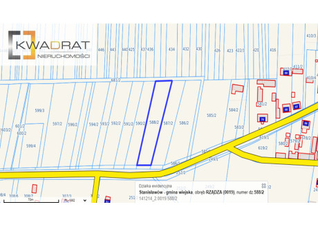 Działka na sprzedaż - Rządza, Stanisławów, Miński, 1821 m², 81 945 PLN, NET-302/4477/OGS