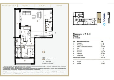 Mieszkanie na sprzedaż - Jedności Narodowej Wrocław, 100,1 m², 1 351 350 PLN, NET-3776/14016/OMS