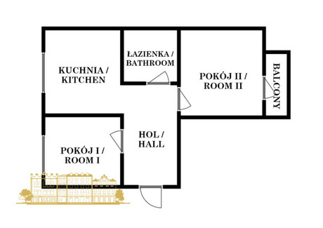 Mieszkanie na sprzedaż - Na Szaniec Grzegórzki, Kraków, 42 m², 640 000 PLN, NET-1297/6777/OMS