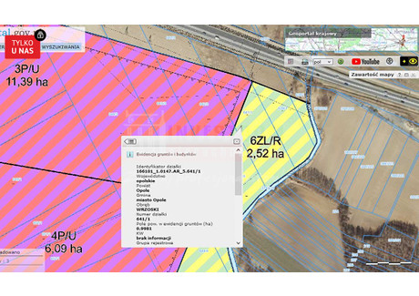 Działka na sprzedaż - Wrzoski, Opole, Opolski, 9981 m², 1 875 000 PLN, NET-15590