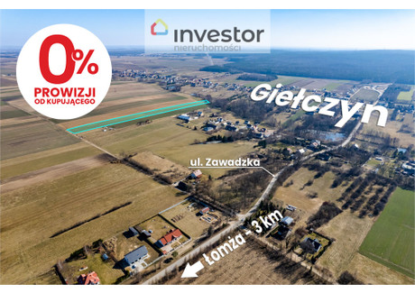 Działka na sprzedaż - Giełczyn, Łomża, Łomżyński, 20 000 m², 739 000 PLN, NET-2473/9376/OGS