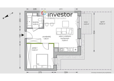 Mieszkanie na sprzedaż - Meteorologów Brynów, Katowice, 44,64 m², 535 000 PLN, NET-17139/9376/OMS