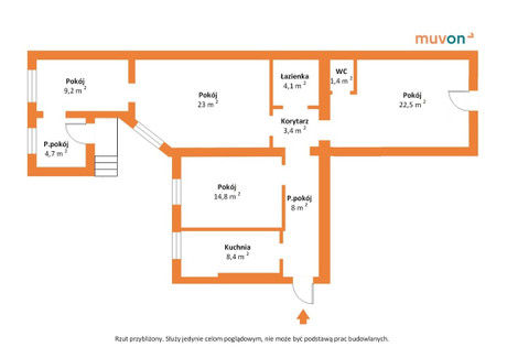 Mieszkanie na sprzedaż - Henryka Sienkiewicza Brzeziny, Brzeziński, 84,21 m², 320 000 PLN, NET-1232/13397/OMS