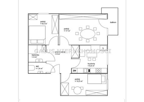 Mieszkanie na sprzedaż - Wincentego Weryhy-Darowskiego Mydlniki, Bronowice, Kraków, Kraków M., 59 m², 805 000 PLN, NET-GLS-MS-3514