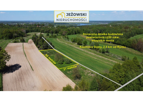 Działka na sprzedaż - Kazimierz Dolny, Puławski, 1250 m², 369 000 PLN, NET-534/14329/OGS