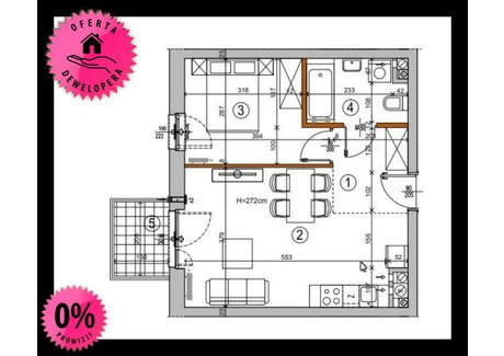 Mieszkanie na sprzedaż - Chełmżyńska Nowy Rembertów, Rembertów, Warszawa, 38,63 m², 490 000 PLN, NET-101348