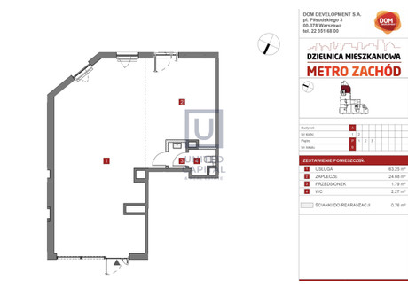 Lokal na sprzedaż - Szeligowska Bemowo, Warszawa, Bemowo, Warszawa, 92,75 m², 1 569 000 PLN, NET-UC268581