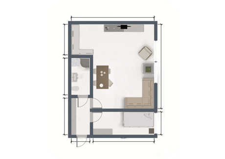 Mieszkanie na sprzedaż - Stanisławowska Praga-Południe, Warszawa, Praga-Południe, Warszawa, 36,35 m², 565 000 PLN, NET-554129