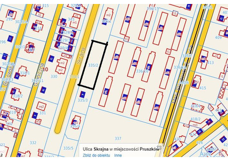 Działka na sprzedaż - Skrajna Pruszków, Pruszkowski (pow.), 1000 m², 790 000 PLN, NET-10783