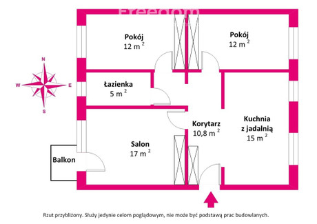 Mieszkanie na sprzedaż - Jana Boenigka Jaroty, Olsztyn, 72,5 m², 615 000 PLN, NET-31858/3685/OMS