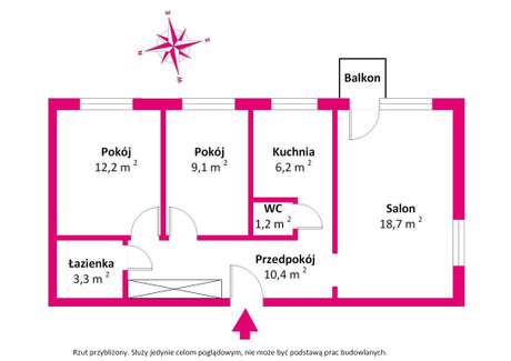 Mieszkanie na sprzedaż - Racławicka Świdnik, Świdnicki, 60,6 m², 429 000 PLN, NET-32150/3685/OMS