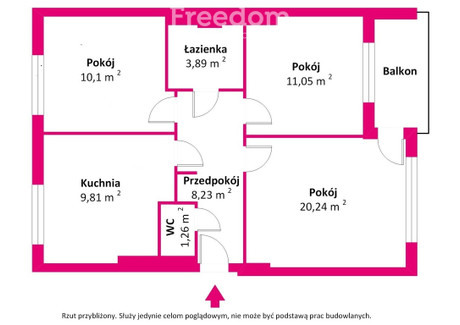 Mieszkanie na sprzedaż - Pasaż Ursynowski Warszawa, 65 m², 870 000 PLN, NET-35320/3685/OMS