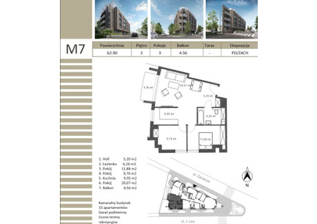 Mieszkanie na sprzedaż - ul. Lea/Zarzecze Bronowice, Kraków, 100,6 m², inf. u dewelopera, NET-13