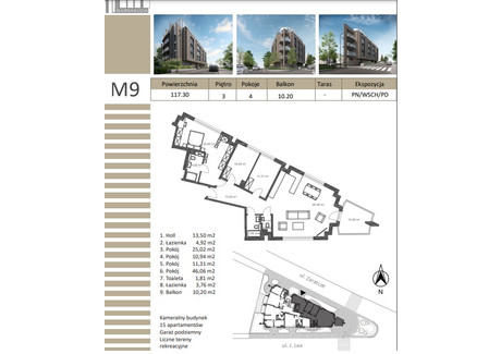 Mieszkanie na sprzedaż - ul. Lea/Zarzecze Bronowice, Kraków, 44,5 m², inf. u dewelopera, NET-15