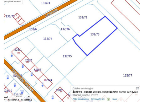 Działka na sprzedaż - Franciszka Tredera Banino, Żukowo, Kartuski, 800 m², 295 000 PLN, NET-PAN557206