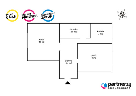 Mieszkanie na sprzedaż - Piastowska Przymorze, Gdańsk, 43 m², 650 000 PLN, NET-PAN682445