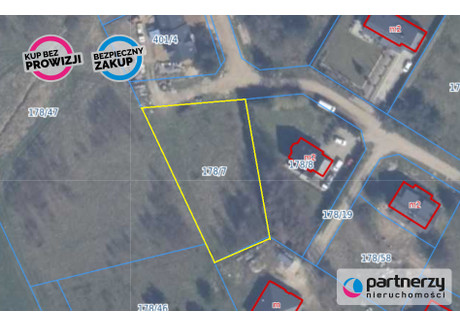 Działka na sprzedaż - Polna Dobrzewino, Szemud, Wejherowski, 1640 m², 295 200 PLN, NET-PAN266032