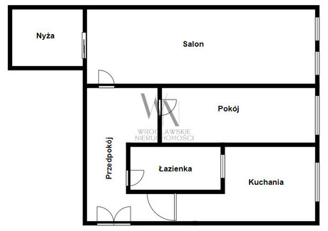 Mieszkanie na sprzedaż - Św. Macieja Nadodrze, Wrocław-Psie Pole, Wrocław, 63,08 m², 565 000 PLN, NET-221979