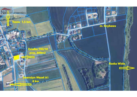 Działka na sprzedaż - Koło Tczewa Bałdowo, Tczew, Tczewski, 800 m², 163 200 PLN, NET-AF0386